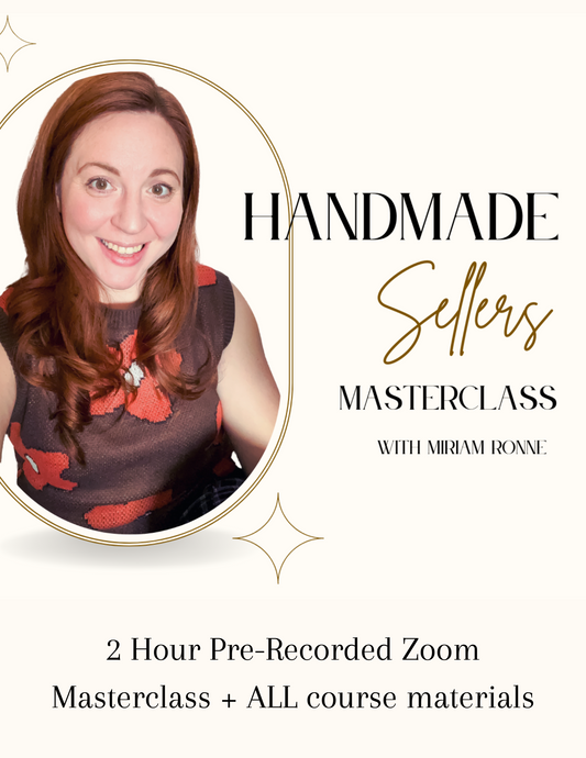 How To Sell Handmade Items Masterclass