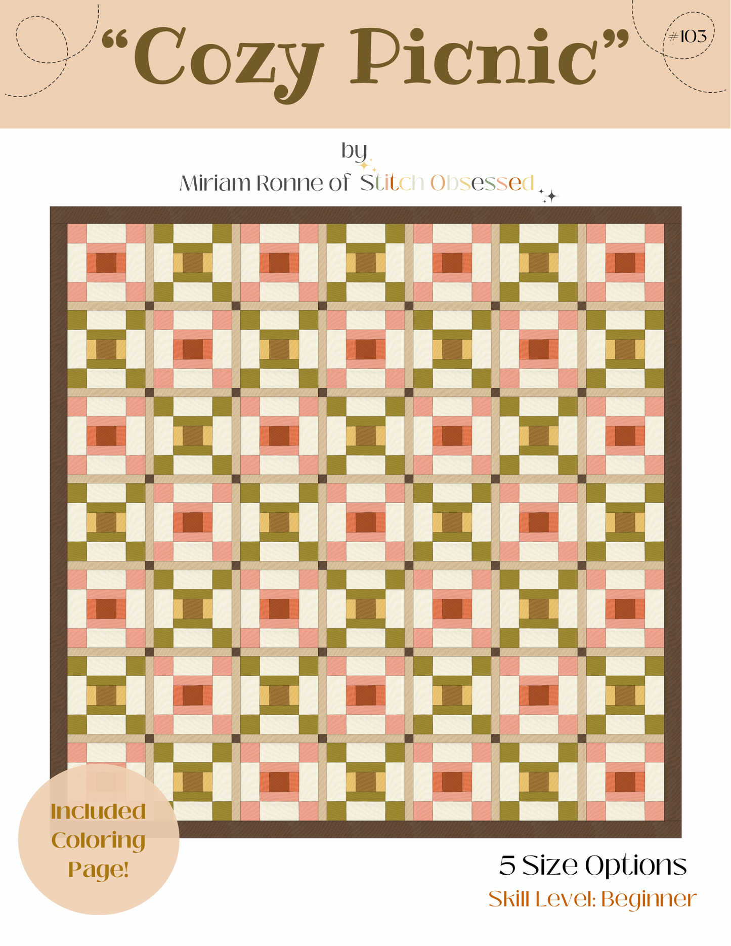 Cozy Picnic Quilt Pattern (PDF Copy)