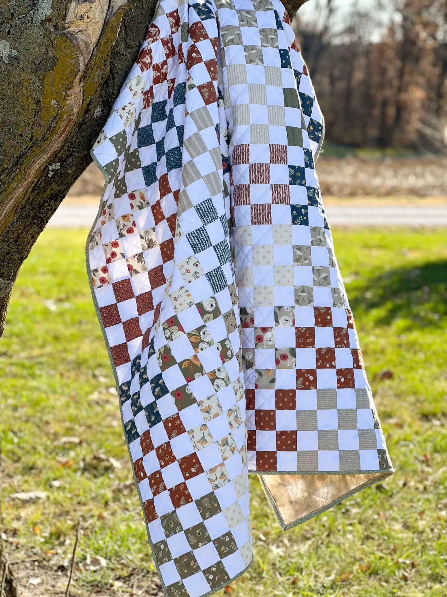 Tiny Checkers Quilt Pattern (Physical Copy)