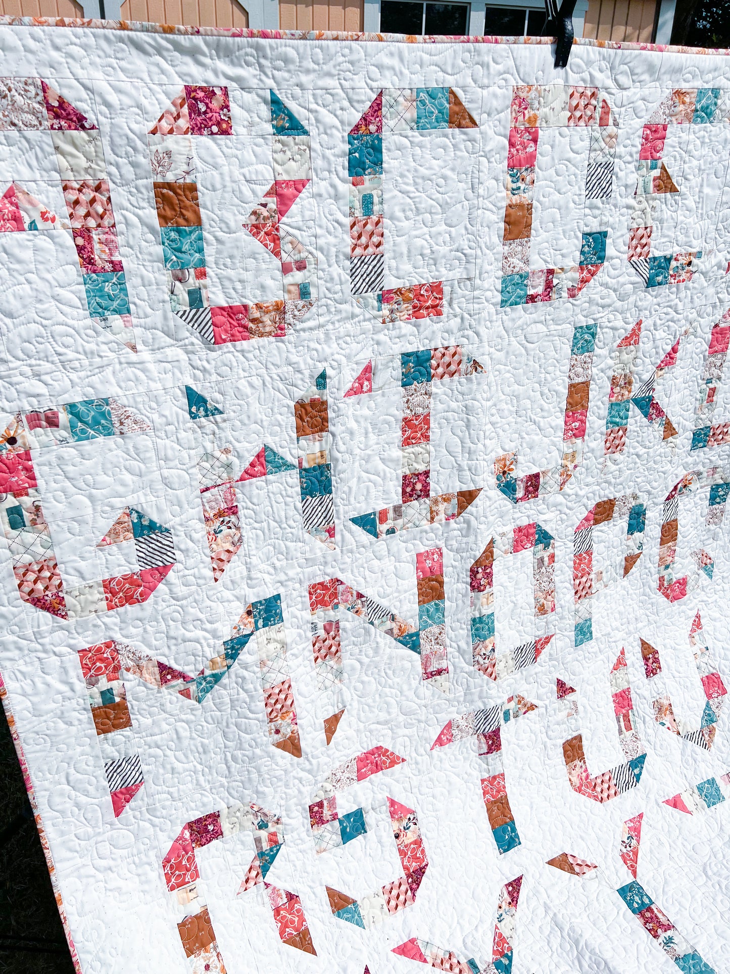 Patchwork Alphabet Quilt Pattern (PDF Copy)