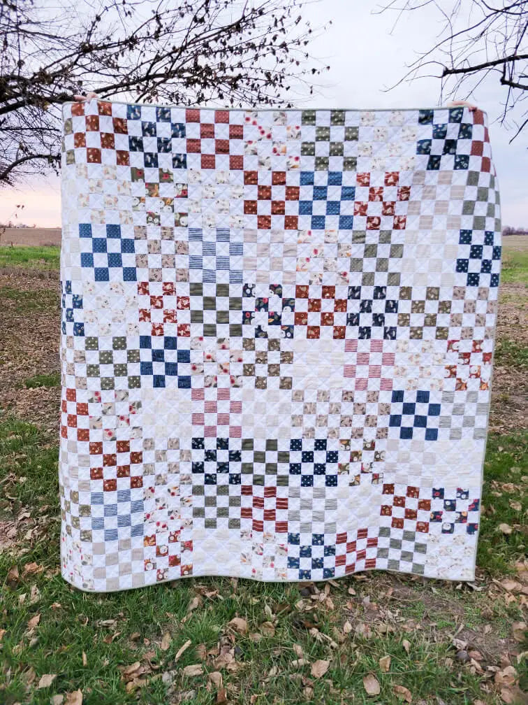 Tiny Checkers Quilt Pattern (Physical Copy)